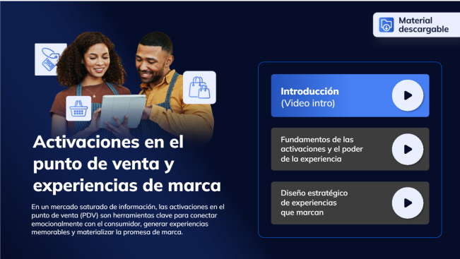 Activaciones en el punto de venta y experiencias de marca