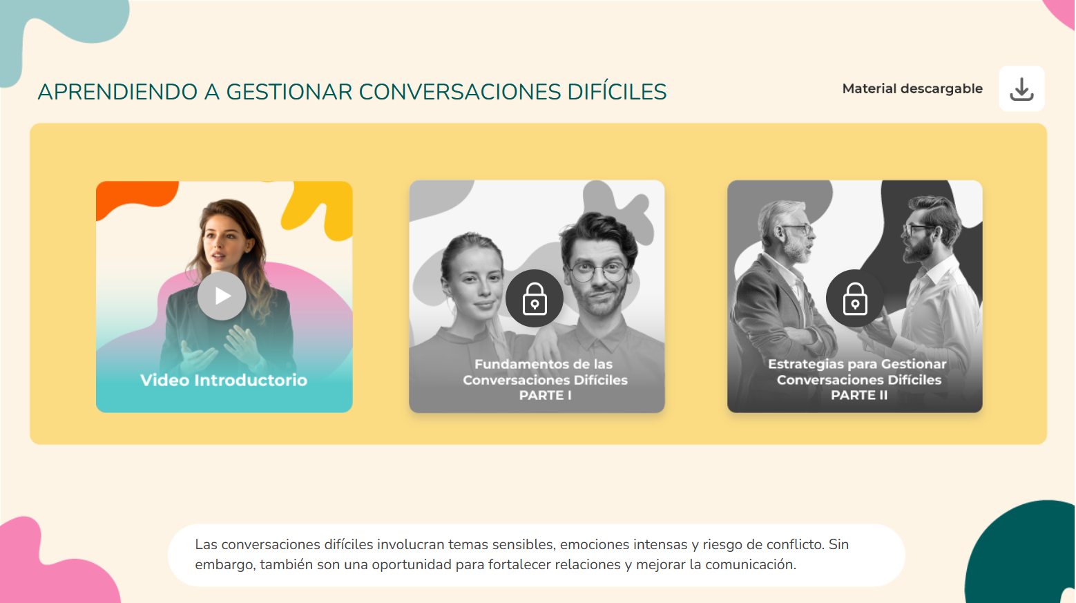 Aprendiendo a gestionar conversaciones difíciles